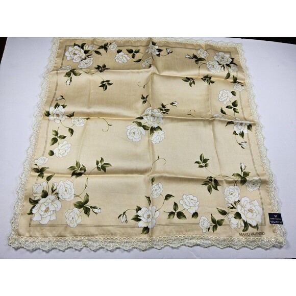 Mario Valentino Lot Of 4 Handkerchief Neckerchief Bandana Scarf - Picture 3 of 5